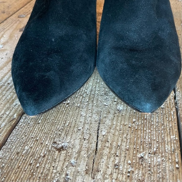 Donald J Pliner Black Suede Knee High Boots Size 8 - Picture 4 of 7